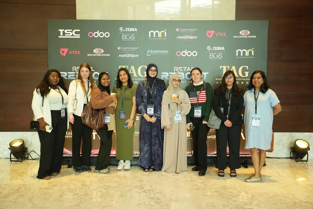 Delegates at the Retail Reboot Summit and TAG Awards 2026 media wall