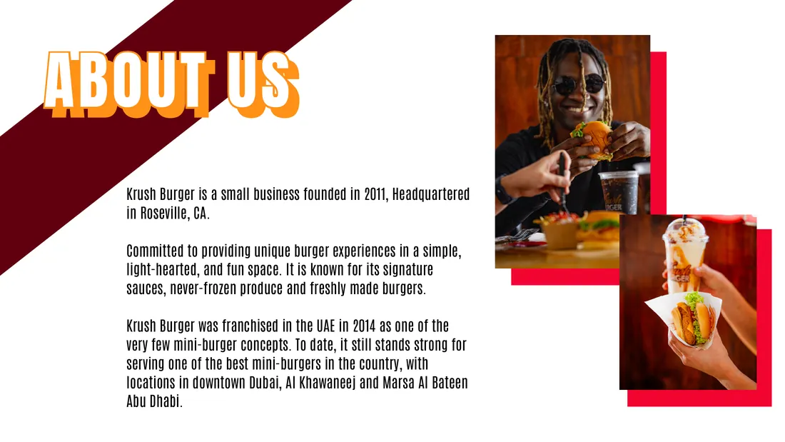 About us slide
